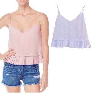 ❤️ FRENCH CONNECTION Polly pleat straps Top Size S